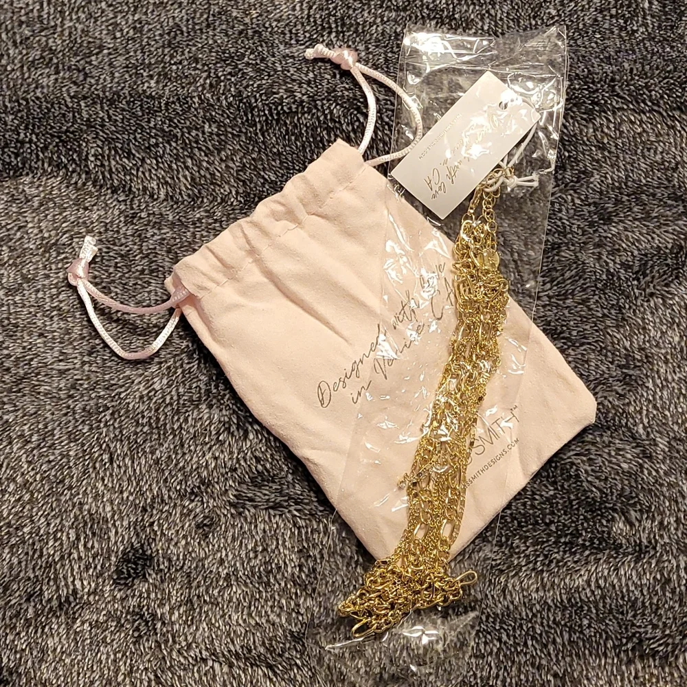 🎉HP🎉 Jules Smith Layered Chains In Gold Necklace - Picture 2 of 2